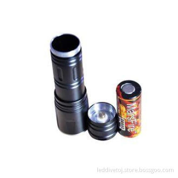 high lumen Super bright Camping LED Zoom Flashlight with ba